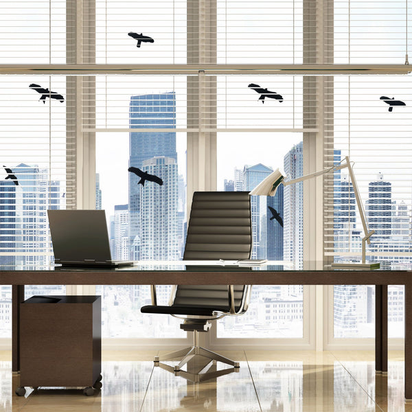 Fensteraufkleber Vogel 9 Stück im Set