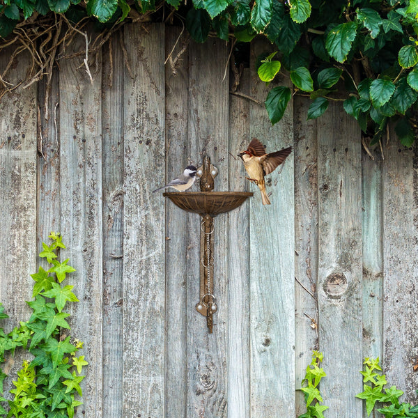 Vogeltränke aus Gusseisen WILLKOMMEN