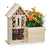 Insektenhotel und Blumenkastenholz