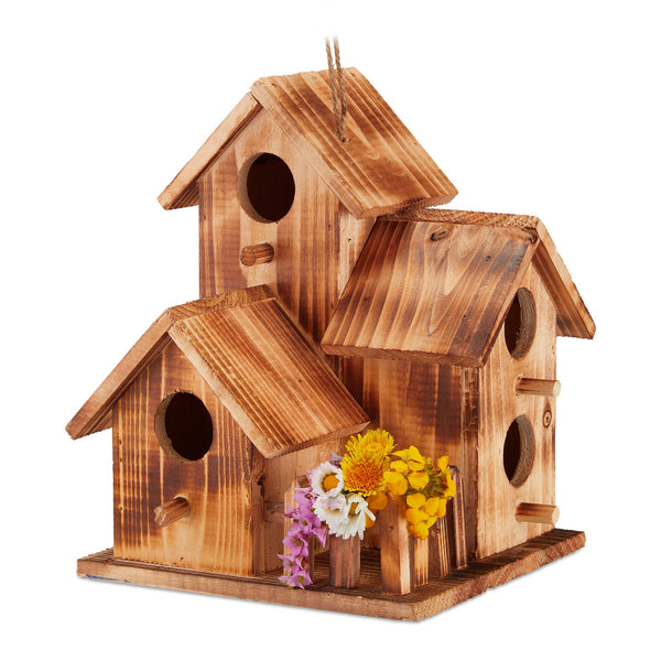 Vogelhaus mit 3 Häusern