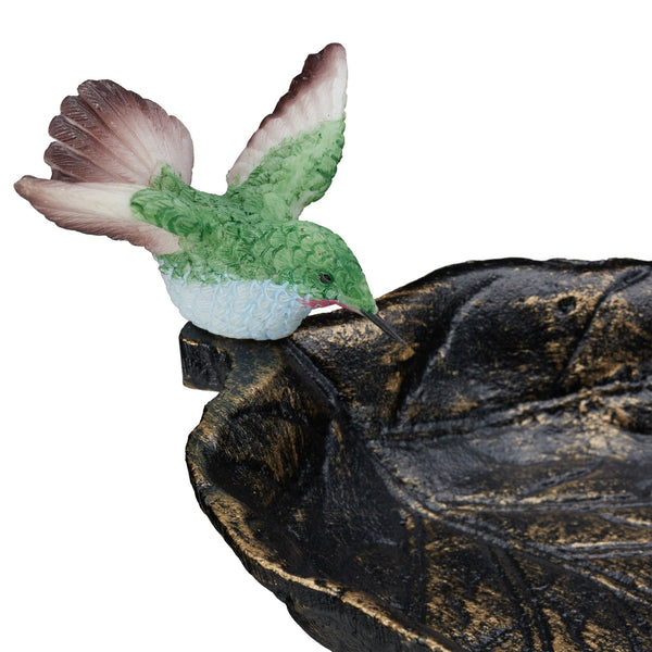 Vogeltränke aus Gusseisen auf Stange