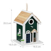 Decoratief Vogelhuisje Landhuis Hout | Relaxdays – foto 4