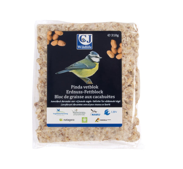 Vogelschutz-Erdnuss-Fettblock