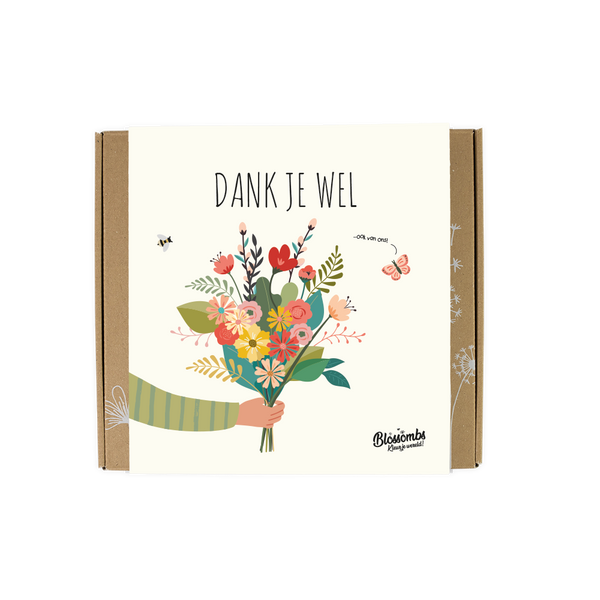 Geschenkbox Medium mit 9 Samenbomben - Dankeschön