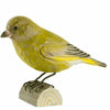 Vogelbeeldje Groenling – Handgesneden Houten Decoratievogel | DecoBird Wildlife Garden – foto 2