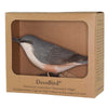 Vogelbeeldje Boomklever – Handgesneden Houten Decoratievogel | DecoBird Wildlife Garden – foto 3