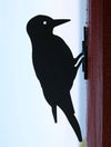Silhouette – Buntspecht – Wanddekoration aus Metall für Garten & Balkon