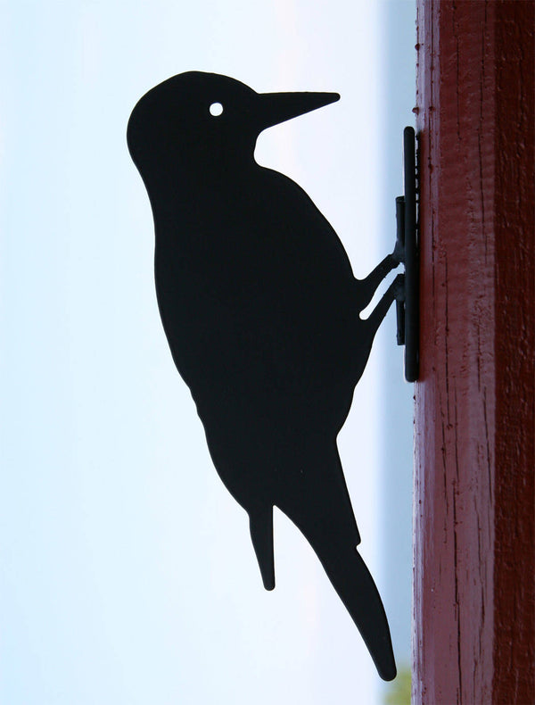 Silhouette – Buntspecht – Wanddekoration aus Metall für Garten & Balkon