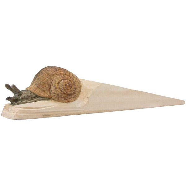Houten Deurstopper Wijngaardslak - Decoratief & Functioneel | Wildlife Garden – foto 2