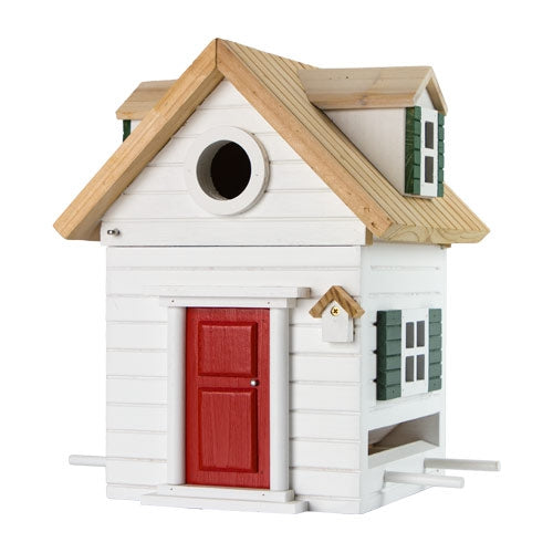 Multiholk New England – Design-Vogelhaus & Futterspender (FSC-Holz)
