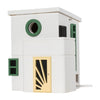 Multiholk Art Deco – Design Vogelhaus & Futterspender (FSC Holz)