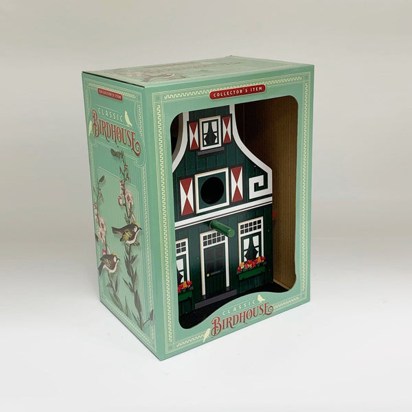 Vogelhaus grünes Zaanshaus