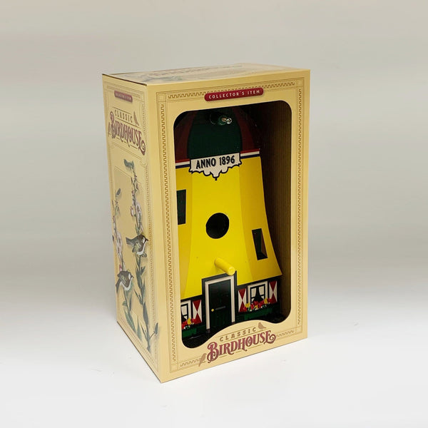 Birdhouse gelbe Poldermühle mit Schaufel
