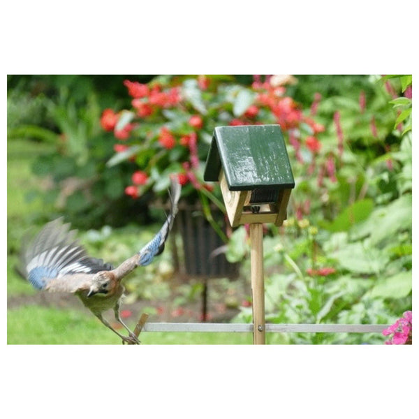 Erdnussbutterdosenhalter aus Kork mit Wippe