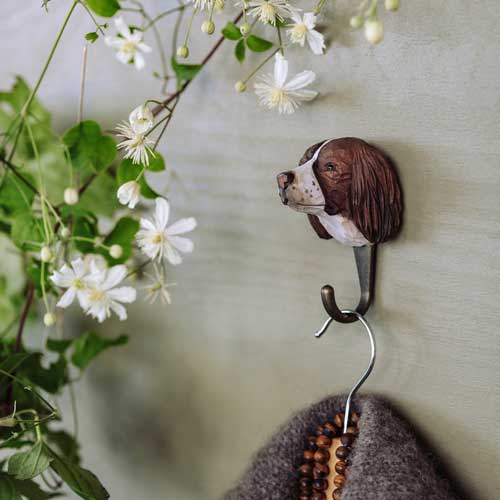 Wildlife Garden – Kleiderhaken mit Springer-Spaniel
