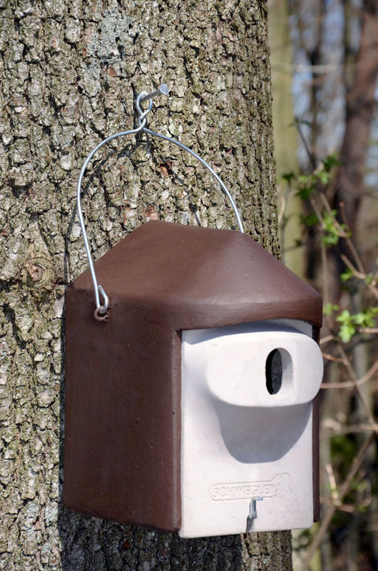 Nestkast 2GR van houtbeton met extra grote broedruimte – mezen – foto 2