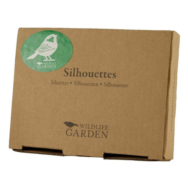 Silhouette getuftete Meise