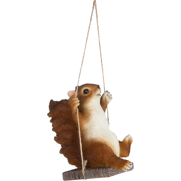 Eichhörnchen auf Schaukel