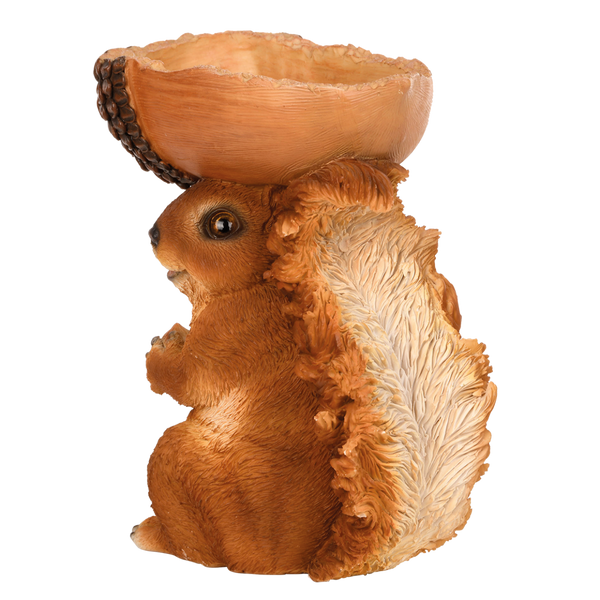 Eichel-Futternapf mit Eichhörnchen