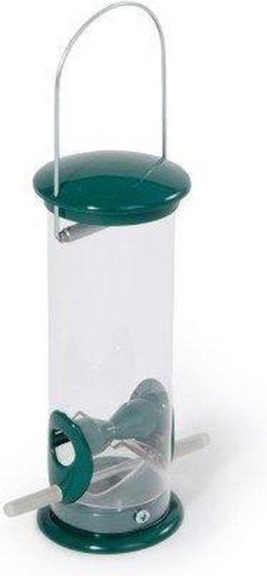 Vogelschutz Saatgutsilo aus Metall klein