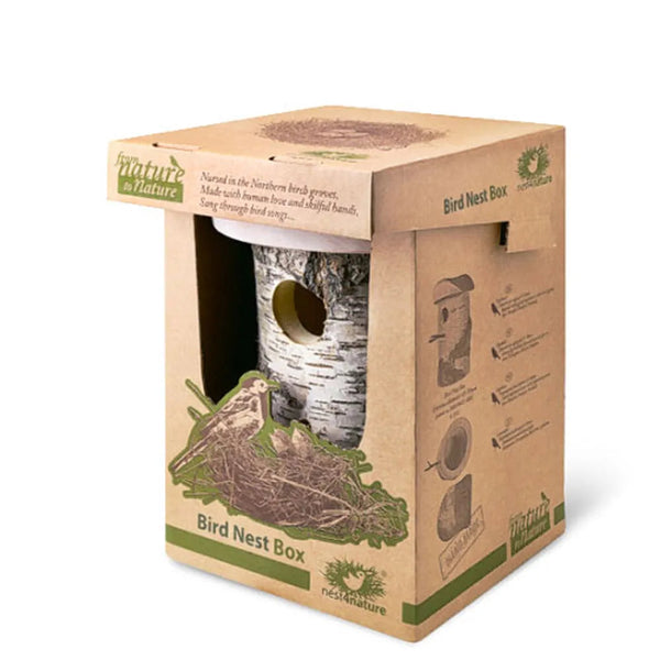 Vogelhaus Birke groß