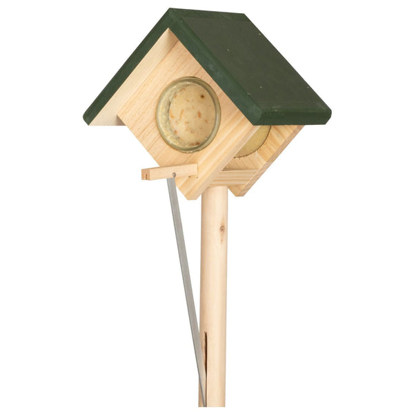 Erdnussbutterdosenhalter aus Kork mit Wippe