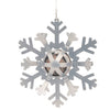 Fettkugelhalter Snowflake silber