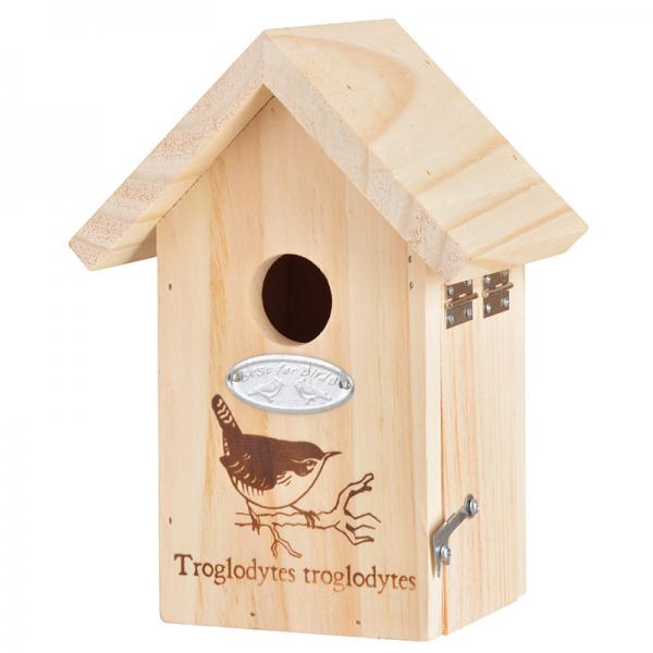 Nistkasten Zaunkönig Silhouette