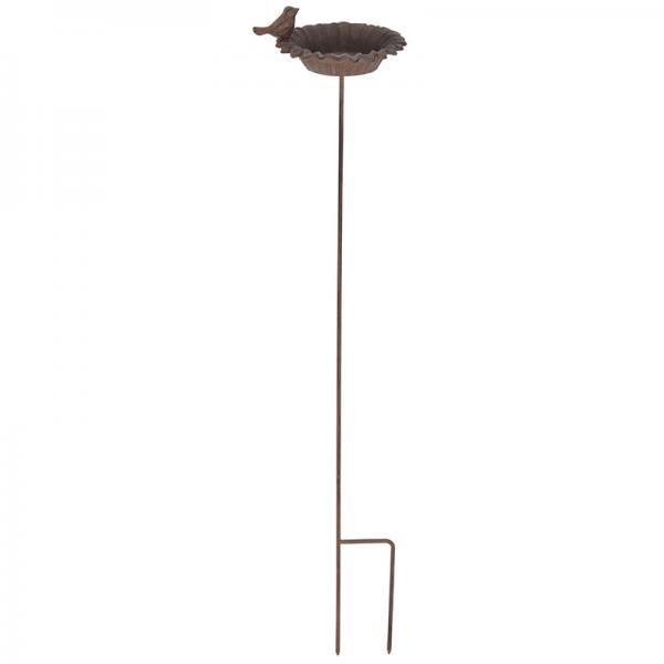 Vogeltränke auf Stab Sonnenblume – Gusseisen | Esschert Design