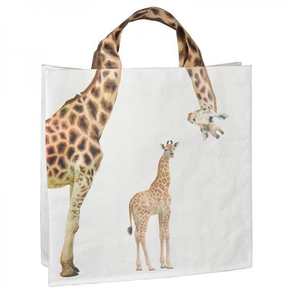 Boodschappentas Dierentuin – Opvouwbare Shopper met Dierenprint | Esschert Design – foto 2