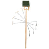 Erdnussbutterdosenhalter aus Kork mit Wippe
