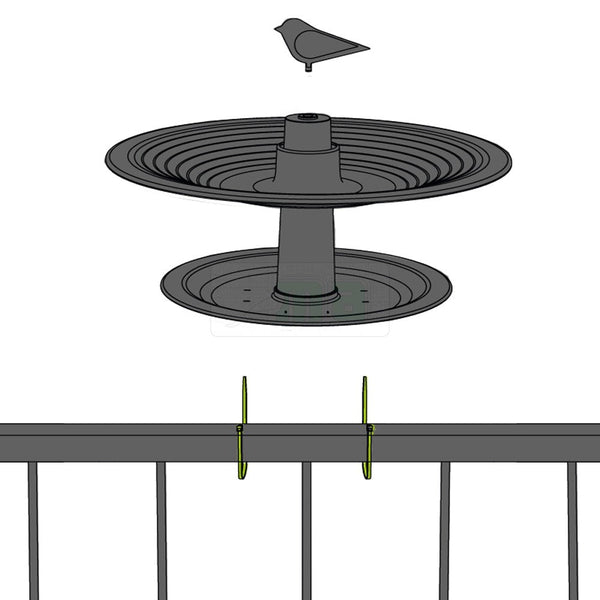 Vogeltränke Finch Taupe