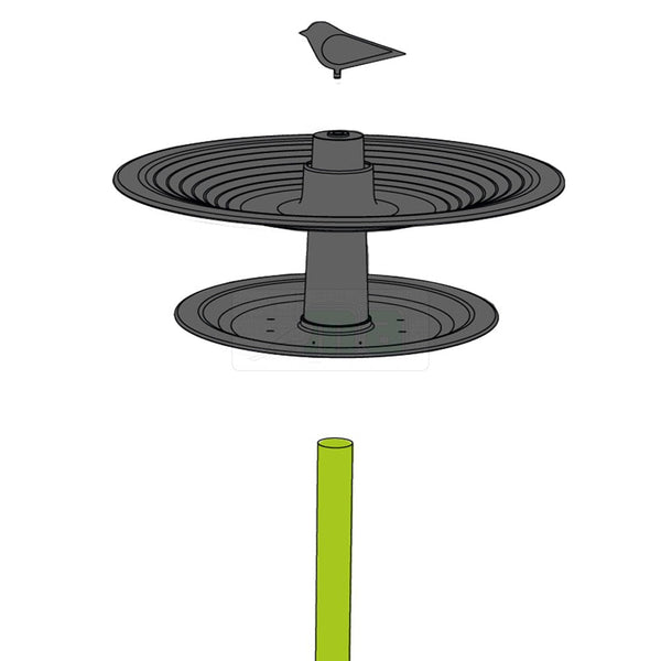 Vogeltränke Finch Taupe