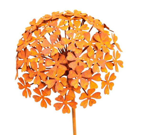 RUST - Cortenstahl Hortensie groß