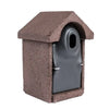 Nistkasten Bilbao WoodStone braun ovales Einflugloch