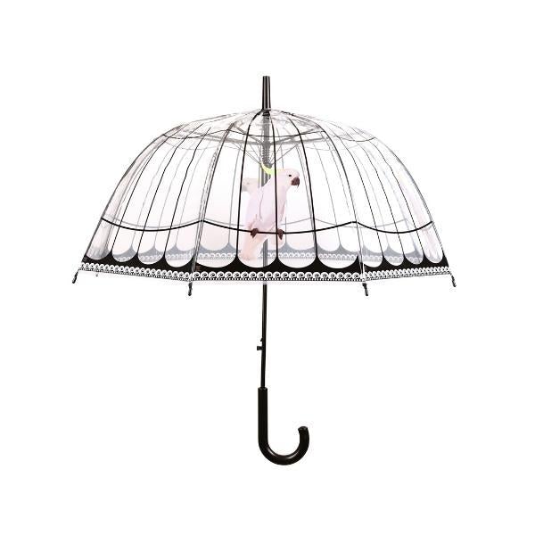 Regenschirm transparenter Vogelkäfig