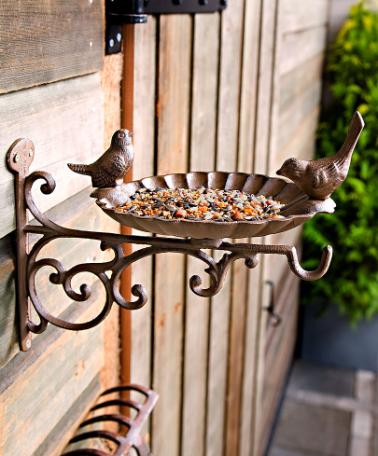 Esschert Design - Vogelfutternapf Gusseisen op