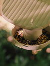 Cosy voedersilo beige met tuinvogel