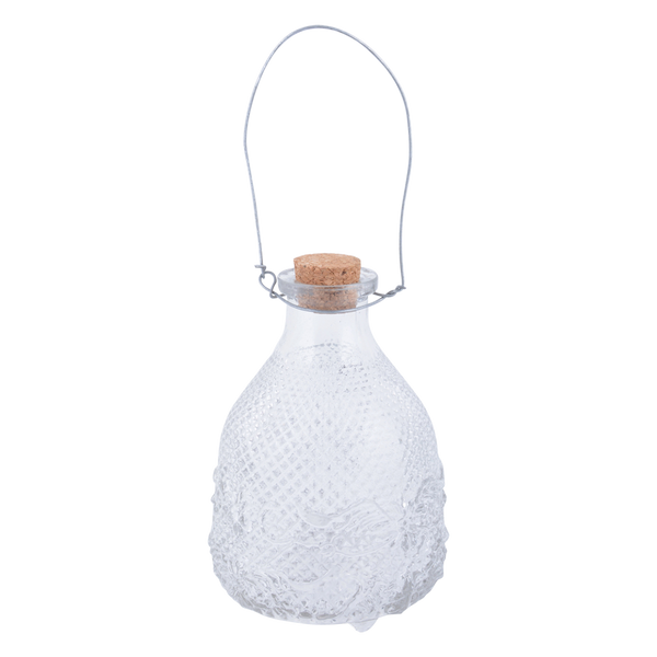 Vintage Wespentopf kariertes Glas S