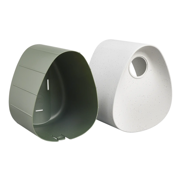 Essential vogelhuisje fibrous grey – nestkast voor koolmezen & pimpelmezen | Duurzaam gerecycled kunststof & weerbestendig