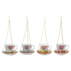 Vogelhäuschen Teetasse Rose