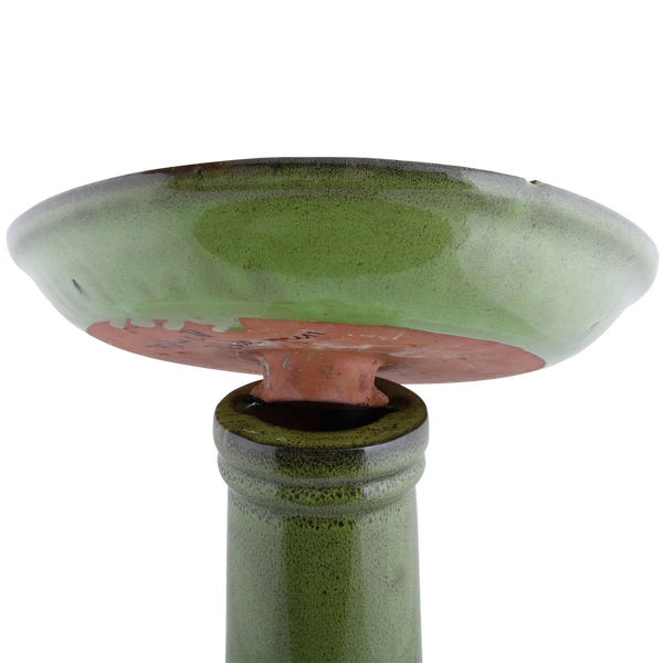 Vogeltränke grün zu Fuß