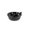 Fress-/Tränkenapf Keramik schwarz
