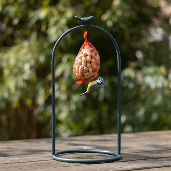 Vogelfutterständer mit Vogel S