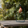 Vogelfutterständer mit Vogel S