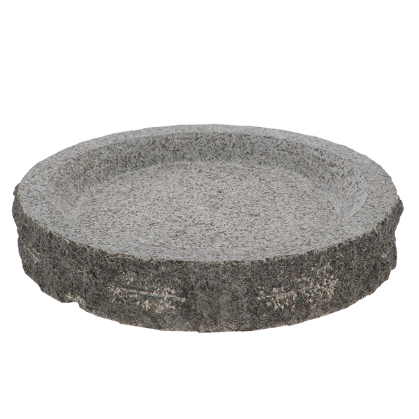 Vogelbad Granit rund L