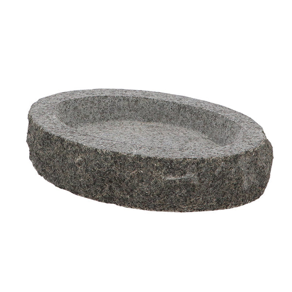 Vogelbad Granit oval