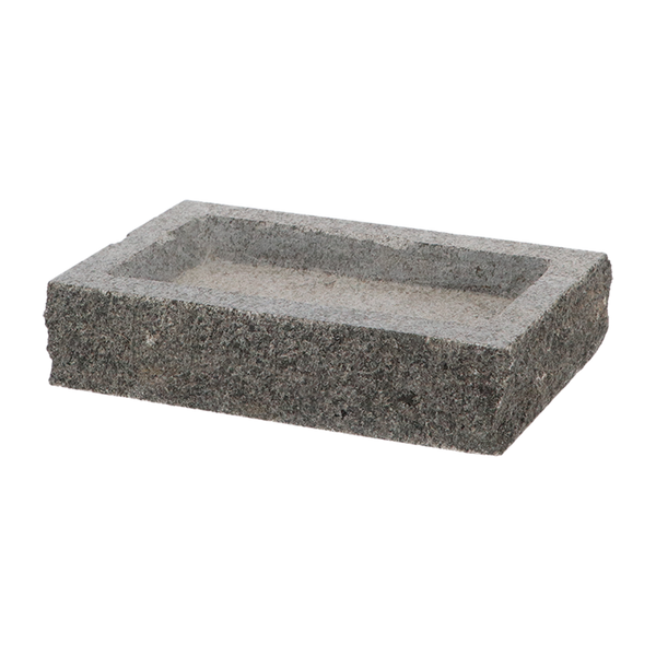Vogelbad Granit Rechteck