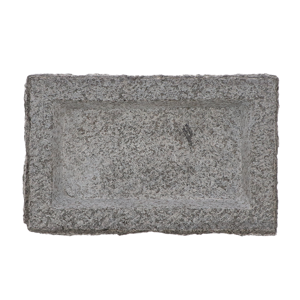 Vogelbad Granit Rechteck