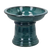 Keramik-Vogelbad auf Fuß petrol S